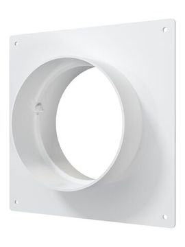 Площадка торцевая SKNP фланец D100 соединитель 150x135 пластик ERA