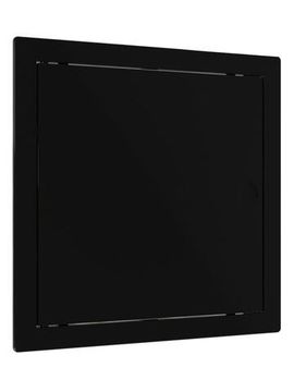 Люк ревизионный LN фланец 150х150 нажимной 172х172 пластик Black EVECS