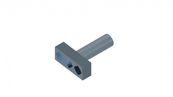 Flexag PWP-125/75x3 пленум вентиляционный прямой, D125, на 3 выxода, L=300 мм