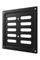 Решетка вентиляционная MER регулируемая 150x154 окраш.сталь Black ERA