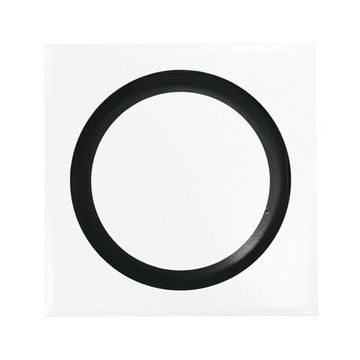 Диффузор приточно-вытяжной на магнитах регулируемый НД-100 декоративный металлический белый