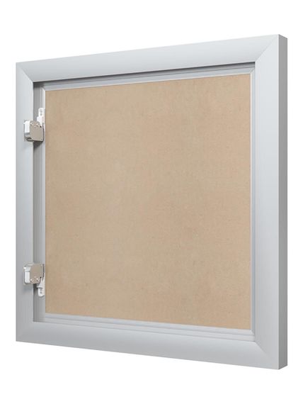 Люк ревизионный ЛПК 400х400 скрыт.монтаж алюминий EVECS