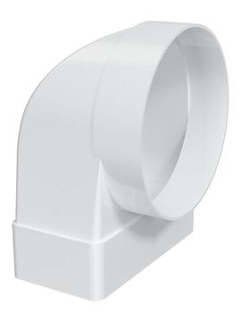 Переходник СКФП D100 90° 55х110 пластик ERA