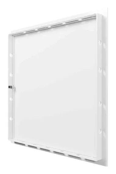 Люк ревизионный LN фланец 350х350 нажимной 377х3777 пластик EVECS