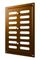 Решетка вентиляционная MER регулируемая 170х240 окраш.сталь Metallic brown ERA