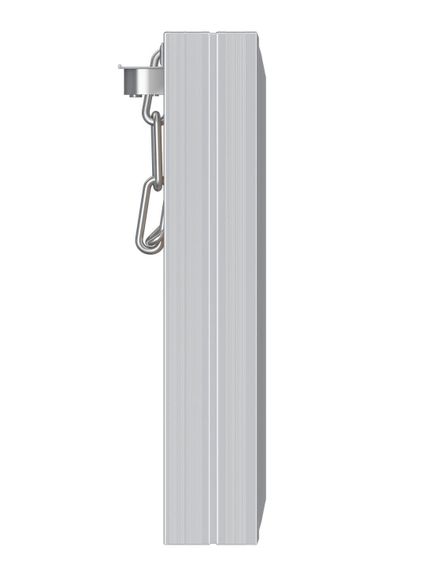 Люк ревизионный D Ceramo Base 300х200 скрытый монтаж съемный алюминий EVECS