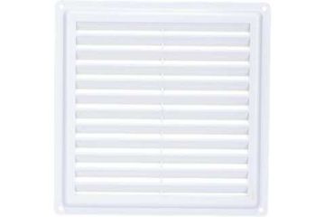 Решётка вентиляционная Ванвент 375х375мм неразъёмная, без сетки