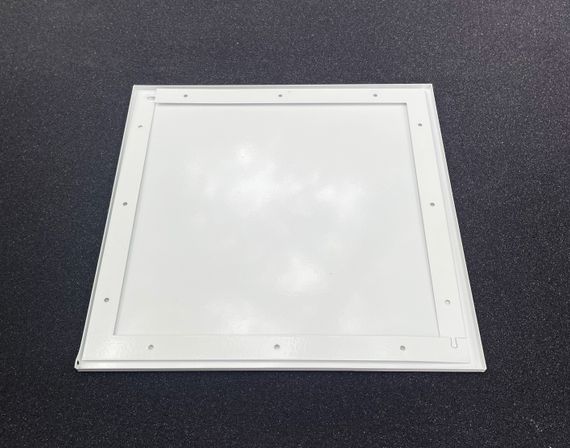 Металлический накладной съемный люк 150х150мм на магнитах