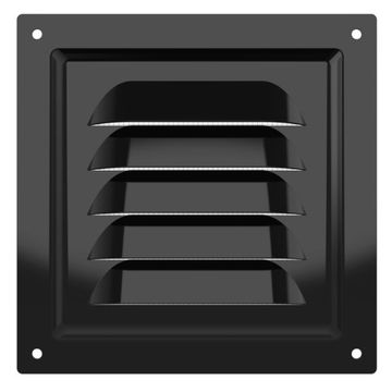 Решетка вентиляционная МЭ сетка 125х125 окраш.сталь Black ERA