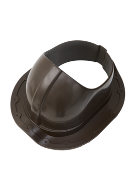 Проходной элемент для кровли из металлочерепицы Monterray, темно коричневый RAL 8019 (RR 32), серия Static