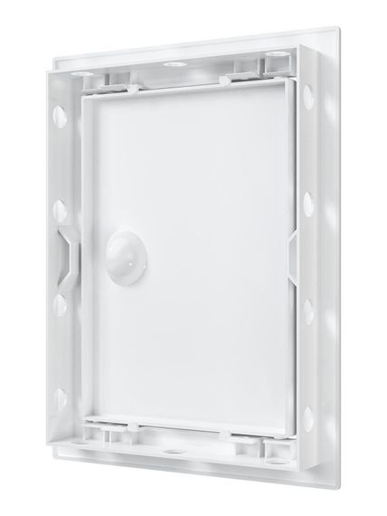 Люк ревизионный ЛР фланец 146х196 ручка 168х218 пластик EVECS