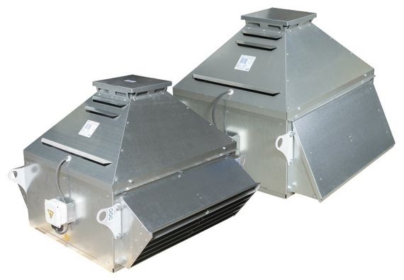 Крышный вентилятор РОКС-ВКРФ-5,6-О-РК635-2,2кВт/1000об/220-380-У1