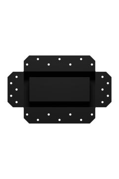 Решетка вентиляционная SGR 200х100 окраш. сталь Matt black ERA