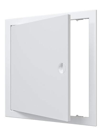 Люк ревизионный ЛР фланец 296х296 ручка 318х318 пластик EVECS