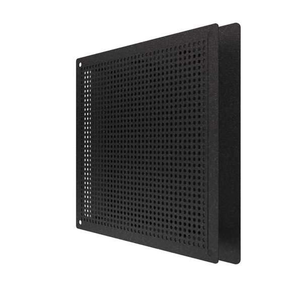 Решетка вентиляционная RVM сетка разъемная на магнитах 200х200 окрашсталь Black ERA