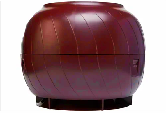 Дефлектор статический (колпак), Ø 160 мм бордовый RAL 3009, серия Static