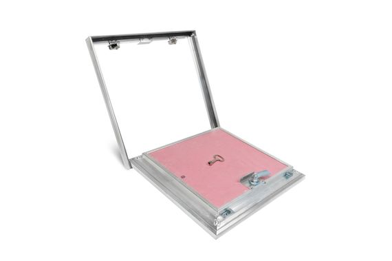 Противопожарный люк под покраску Рубеж 400х400 с трехгранным замком