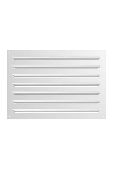 Решетка вентиляционная МВР жалюзи 500х350 окраш.сталь белый ERA