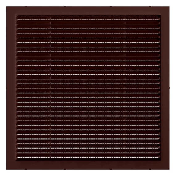 Решетка вентиляционная С сетка 285х285 пластик Brown ERA