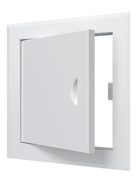 Люк ревизионный ЛТМп фланец 200х200 ручка магнит 260х260 окраш.сталь EVECS