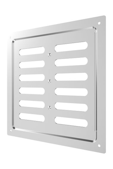 Решетка вентиляционная MER регулируемая 200х200 окраш.сталь Chrome ERA