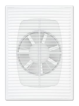 Вентилятор накладной B D125 сетка обр.клапан AURAMAX