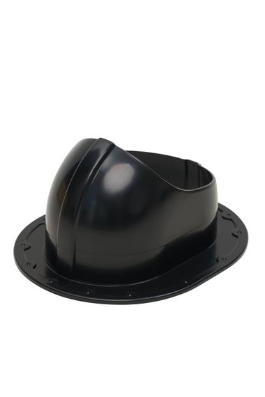 Готовый комплект, изолированный для фальцевой и готовой кровли из битумной черепицы d 110/160 мм, цвет черный RAL 9005, серия Twister