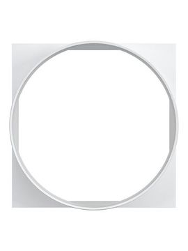 Переходник КВ D100 100х100 пластик ERA