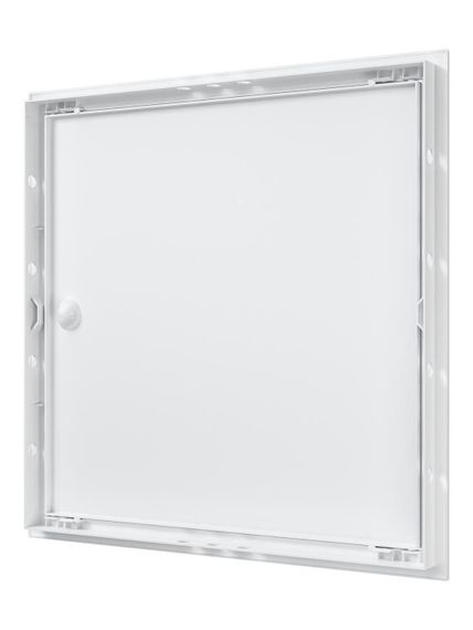 Люк ревизионный ЛР фланец 396х396 ручка 418х418 пластик EVECS