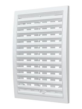 Решетка вентиляционная РРП разъемная регулируемая 200х300 пластик ERA