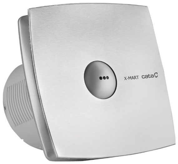 Вентилятор накладной Cata X-Mart 15 Matic inox Hygro (таймер, датчик влажности)
