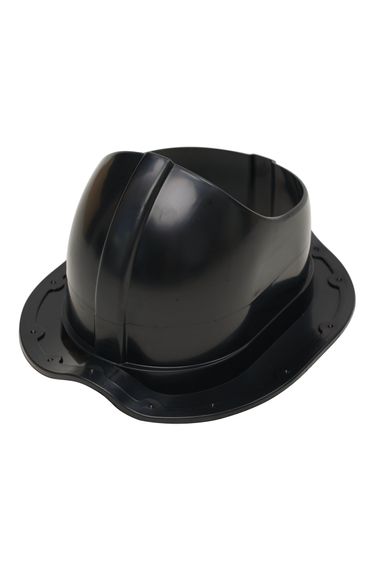 Готовый комплект, изолированный для кровли с профилем Монтеррей (Monterrey) и его аналогами d 110/160 мм, цвет черный RAL 9005, серия Twister