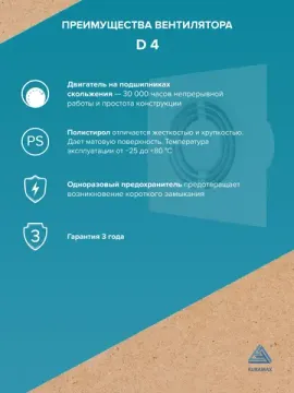 Вентилятор накладной D D100 AURAMAX