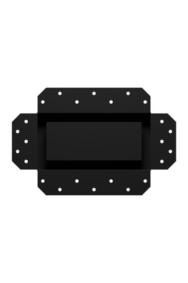 Решетка вентиляционная SGR 200х100 окраш. сталь Matt black ERA