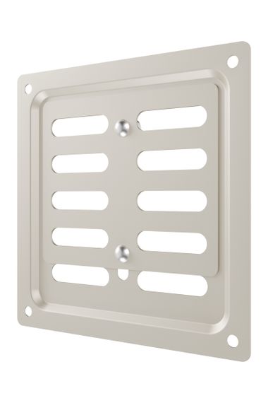 Решетка вентиляционная MER регулируемая 100x100 окраш.сталь Beige ERA