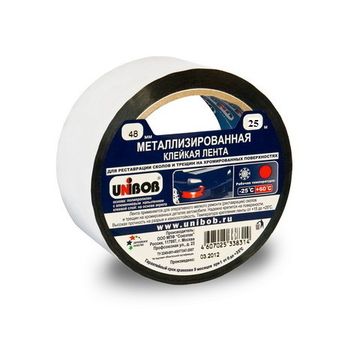 Скотч металлизированный 48мм (50м) Unibob