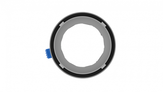 Фланец соединительный с ирисовым дросселем Flexag FLD110-G, цвет серый