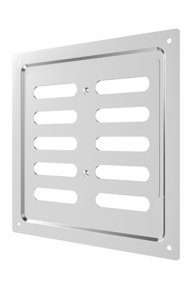 Решетка вентиляционная MER регулируемая 175х175 окраш.сталь Chrome ERA