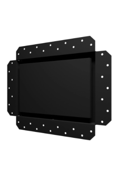 Решетка вентиляционная SGR 300х200 окраш. сталь Matt black ERA