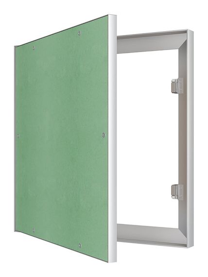 Люк ревизионный ЛПК 400х400 скрыт.монтаж алюминий EVECS