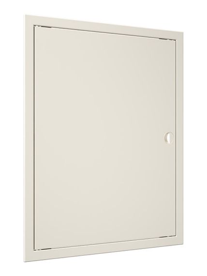 Люк ревизионный ЛР фланец 396х496  ручка 418х518 пластик Ivory EVECS