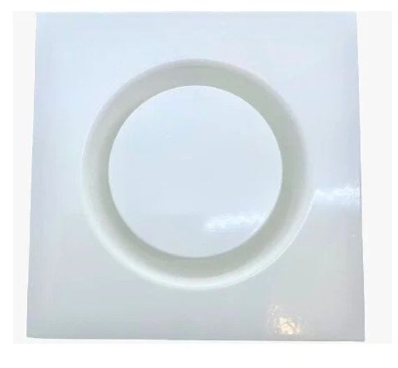 Диффузор шумоподавляющий стальной вытяжной DEC DVSQ 100