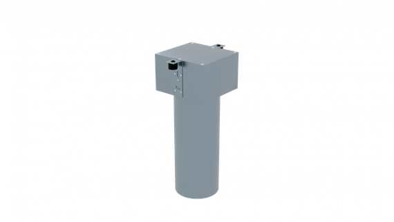 Flexag PCP-125/75x1 пленум вентиляционный потолочный, D125, на 1 выxод, L=300 мм