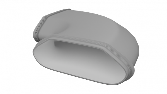 Отвод 90° в горизонте Flexag PP/FL-AT90