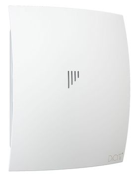 Вентилятор накладной BREEZE D125 обратный клапан Matt white DICITI