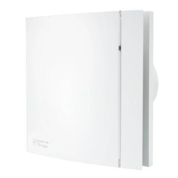 Вентилятор Soler & Palau Silent Design 100 CRZ Matt White 4C (Таймер)