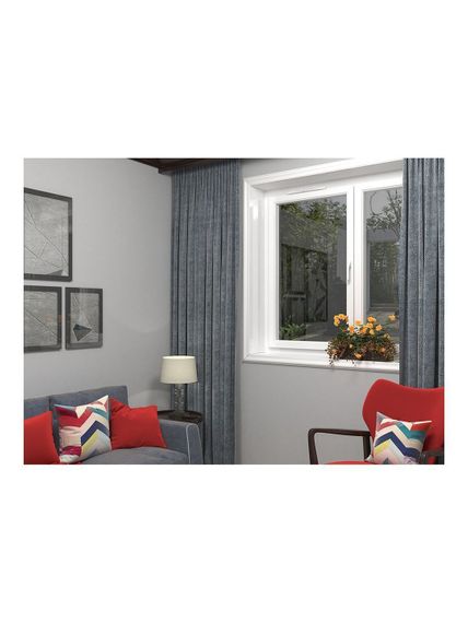 Клапан приточный WV оконный регулируемый фильтр G3 L035м пластик White ERA