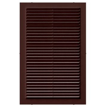 Решетка вентиляционная С сетка 185х285 пластик Brown ERA