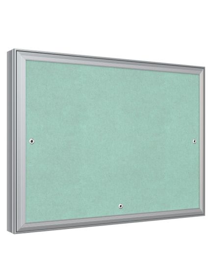 Люк ревизионный D Ceramo Base 400х300 скрытый монтаж съемный алюминий EVECS