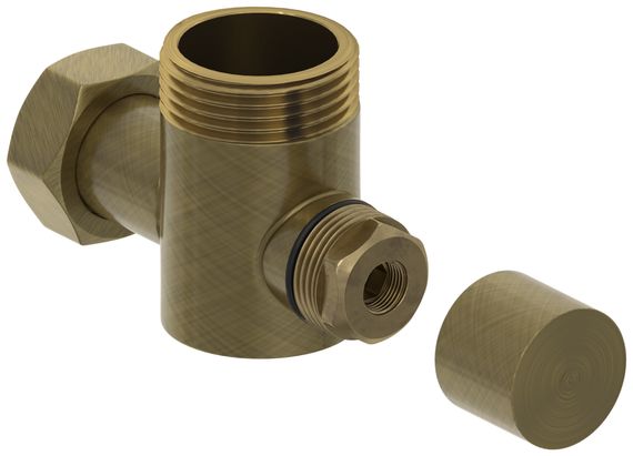 Вентиль Сунержа угловой под шестигранник (G 1&quot; НР х G 3/4&quot; НГ)